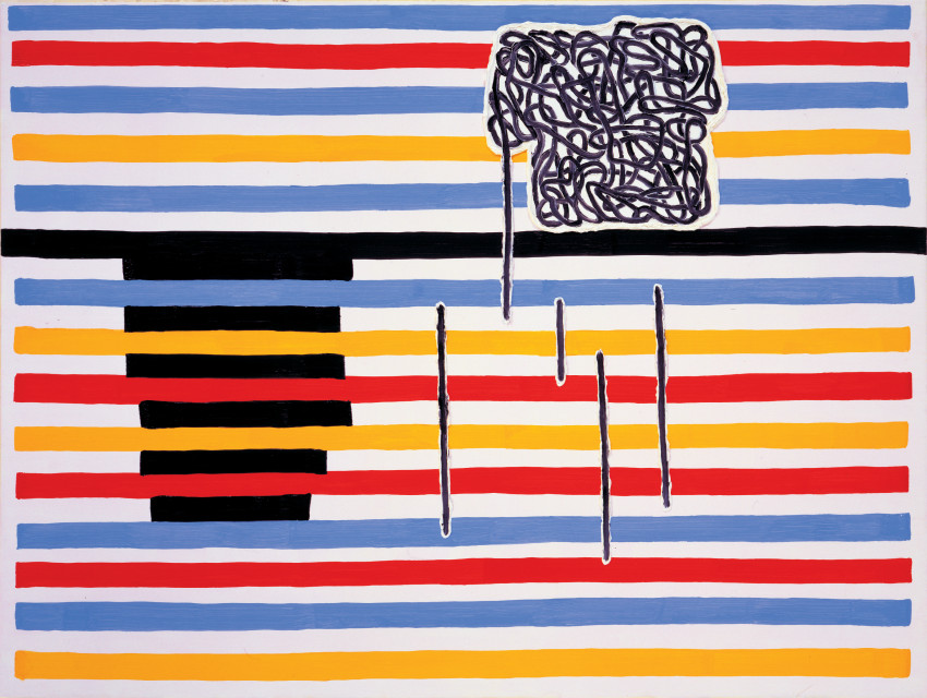Jonathan Lasker Thoughtfully, They Weep
