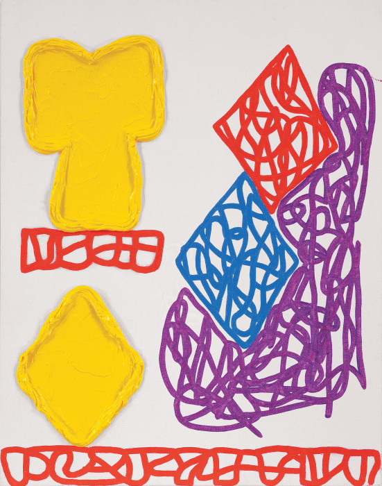 Jonathan Lasker The Marriage of Diamonds and Spades