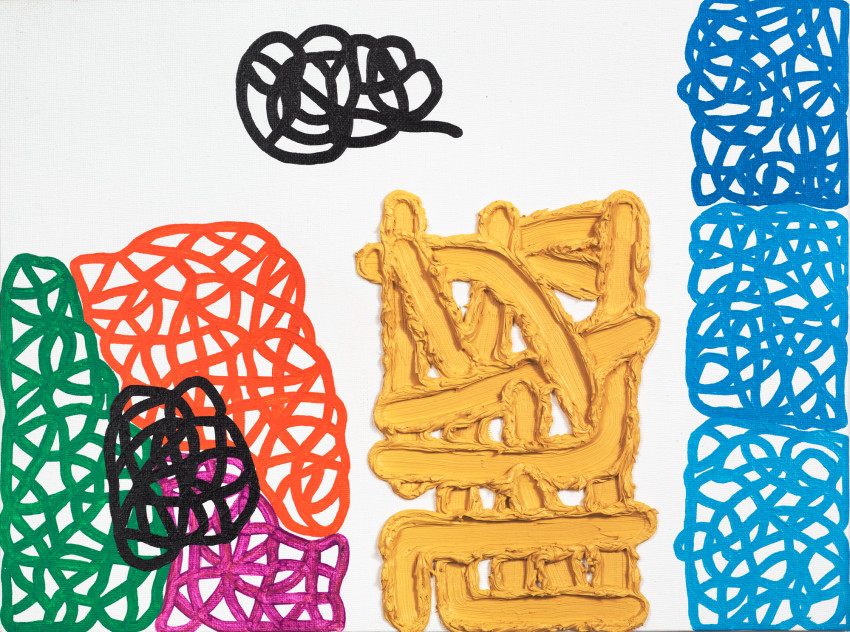Jonathan Lasker Story Without Moral