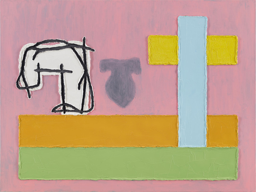 Jonathan Lasker The Figure In Painting as a Ghost