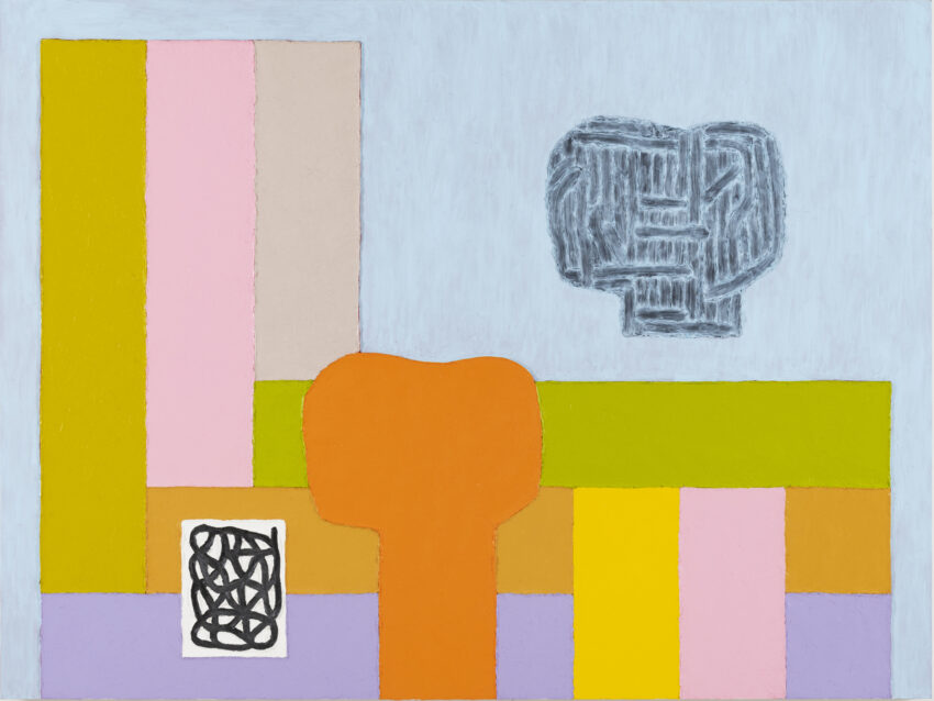 Jonathan Lasker The Life of Objects in a Picture