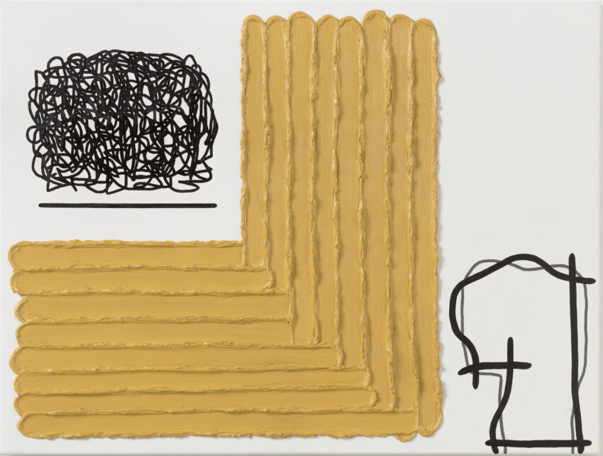 Jonathan Lasker Cultivated Scene with Parallel Metaphors