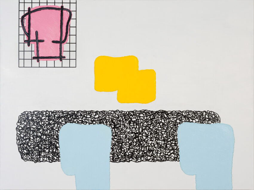 Jonathan Lasker Contract Between Picture and Viewer