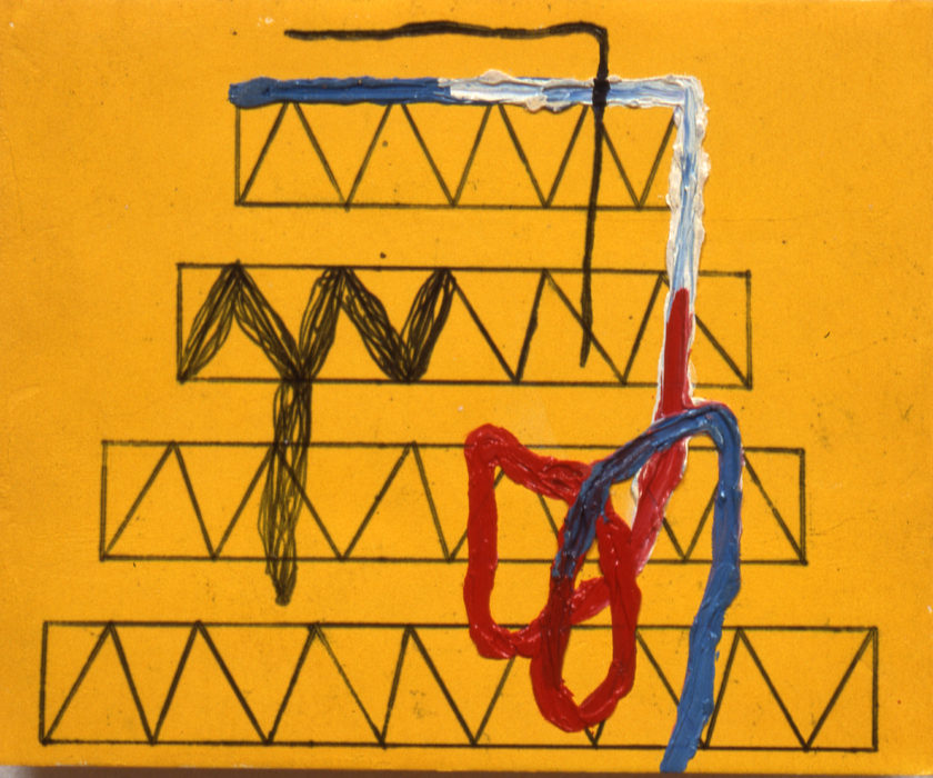 Jonathan Lasker Study for How to Be