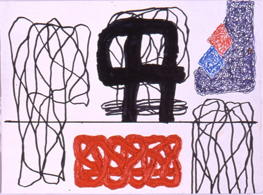 Jonathan Lasker Study for If Losers Be Winners